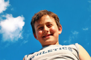 A happy boy
